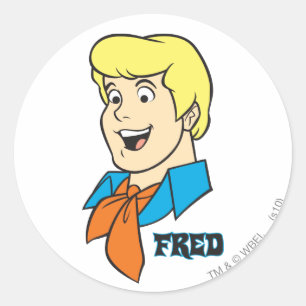 Fred Name Graphic Ronde Sticker