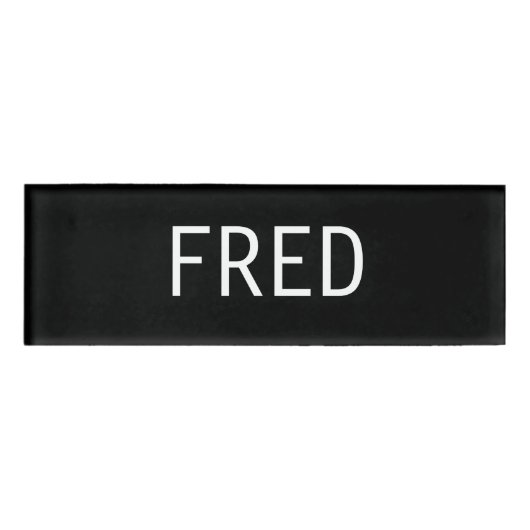 Fred Name Tag (Voorkant)