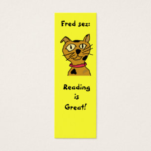 Fred sez Bladwijzer Mini Visitekaartjes
