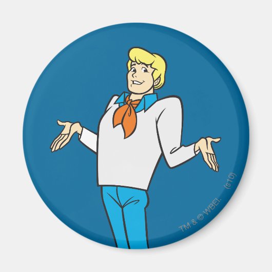 Fred Shrug Magneet (Voorkant)