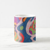 Fred the Cosmic Worm, Abstrait Art Mug (Centre)