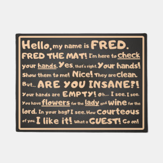 Fred the Mat - Cheeky Inspectie bij de ingang