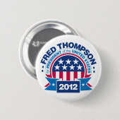 Fred Thompson voor President 2012 Ronde Button 5,7 Cm (Voorkant /achterkant)