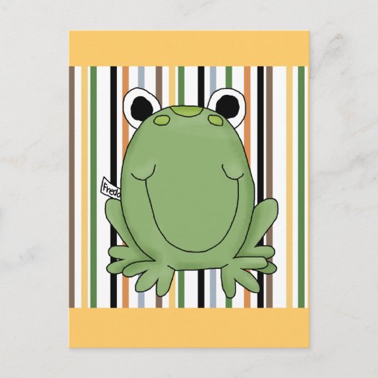 Freddie Frog Tshirts en Gifts Briefkaart (Voorkant)