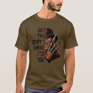 Freddy Horror Grafische Halloween T-shirt