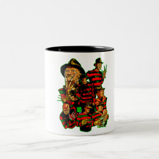 Freddy Movie Horror Tweekleurige Koffiemok