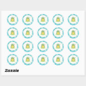 Freddy the Frog Envelope Seals / Toppers 20 Ronde Sticker (Vel)