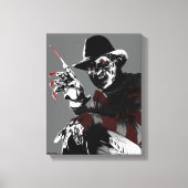 Freddy vs. Jason | Freddy Seeing Red Canvas Afdruk (Voorkant)