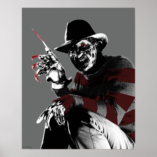 Freddy vs. Jason | Freddy Seeing Red Poster (Voorkant)