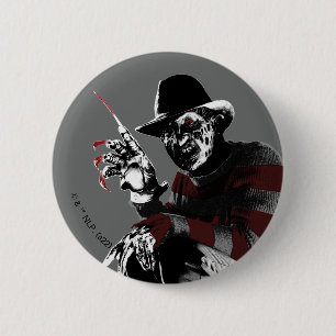 Freddy vs. Jason Freddy Seeing Red Ronde Button 5,7 Cm