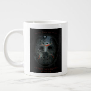 Freddy vs. Jason Jason Mask Citaat Extra Grote Beker