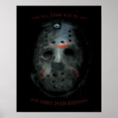 Freddy vs. Jason | Jason Mask Quote Poster (Voorkant)