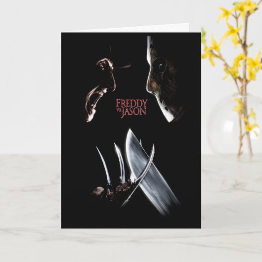Freddy vs. Jason | Theatrisch Poster Kaart (Gele Bloem)