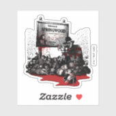 Freddy vs. Jason | Welkom in Springwood Sticker (Vel)