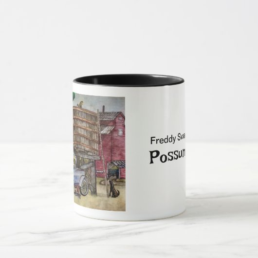 "Freddy's Jalopy" Possum Trot Mug (Centre)