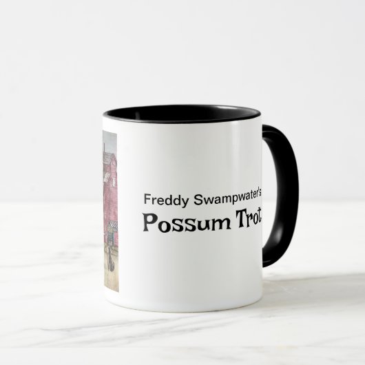 "Freddy's Jalopy" Possum Trot Mug (Devant droit)