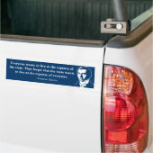 Frédéric Bastiat Bumpersticker (Op Truck)