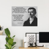 Frederic Bastiat try Liberty Poster (Thuiskantoor)