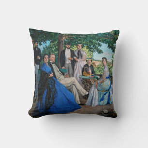 Frédéric Bazille - De Familiereünie Kussen