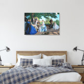 Frederic Bazille - de gezinshereniging Canvas Afdruk (Insitu (Slaapkamer))