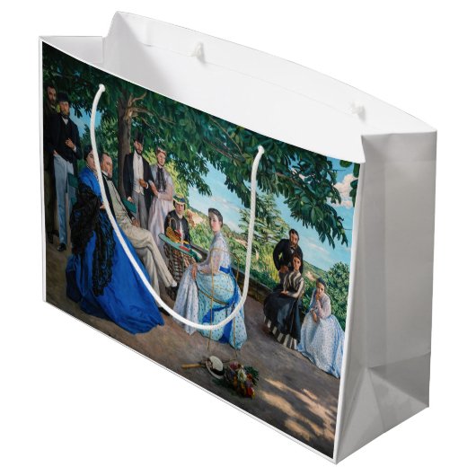 Frederic Bazille - de gezinshereniging Groot Cadeauzakje (Achterkant Gekanteld)