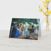 Frederic Bazille - de gezinshereniging Kaart (Gele Bloem)