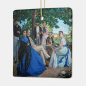 Frederic Bazille - de gezinshereniging Keramisch Ornament (Links)