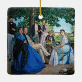 Frederic Bazille - de gezinshereniging Keramisch Ornament (Achterkant)