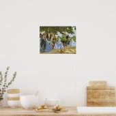  Frederic Bazille de gezinshereniging Poster (Keuken)