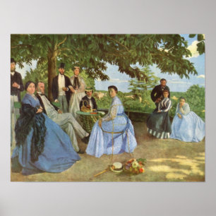  Frederic Bazille de gezinshereniging Poster