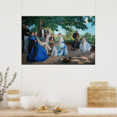 Frederic Bazille - de gezinshereniging Poster (Keuken)