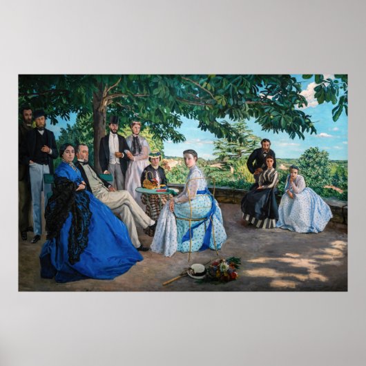 Frederic Bazille - de gezinshereniging Poster (Voorkant)