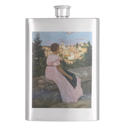 Frederic Bazille - de roze dress Flacon (Voorkant)