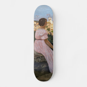 Frederic Bazille - de roze dress Skateboard