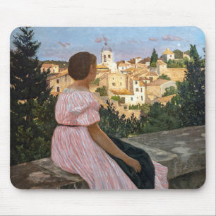 Frederic Bazille - De Roze Jurk Muismat