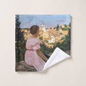 Frederic Bazille - La robe rose (Gant de toilette)