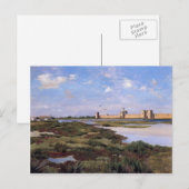 Frederic Bazille- Landscape Aigues-Mortes Briefkaart (Voorkant / Achterkant)