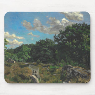 Frederic Bazille - Landschap in Chailly Muismat
