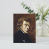 Frederic Chopin 1838 Briefkaart (Staand voorkant)