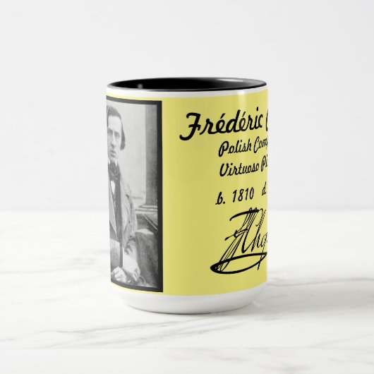 Frédéric Chopin Combo Mok, 15 oz Mok (Midden)