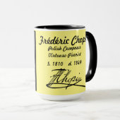 Frédéric Chopin Combo Mok, 15 oz Mok (Voorkant rechts)