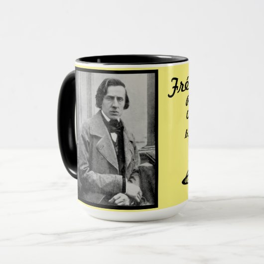 Frédéric Chopin Combo Mok, 15 oz Mok (Voorkant links)
