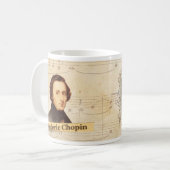 Frederic Chopin Historische Mok (Voorkant links)