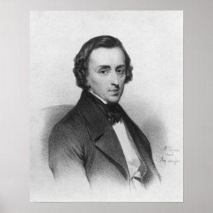 Frederic Chopin, na Ary Scheffer Poster