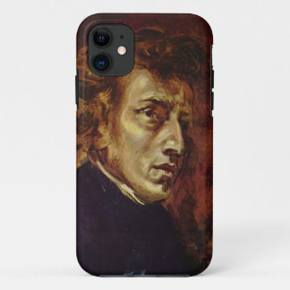 Frederic Chopin Portrait van Eugene Delacroix iPhone 11 Hoesje