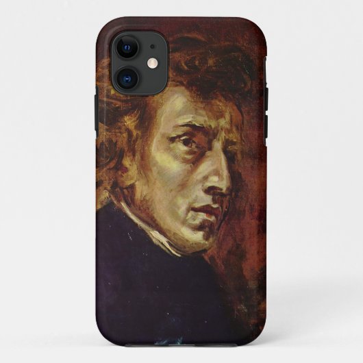 Frederic Chopin Portrait van Eugene Delacroix Case-Mate iPhone Case (Achterkant)