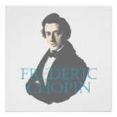 Frédéric Chopin portret Perfect Poster (Voorkant)