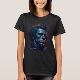Frederic Chopin Portret Pianist Componist Illustra T-shirt