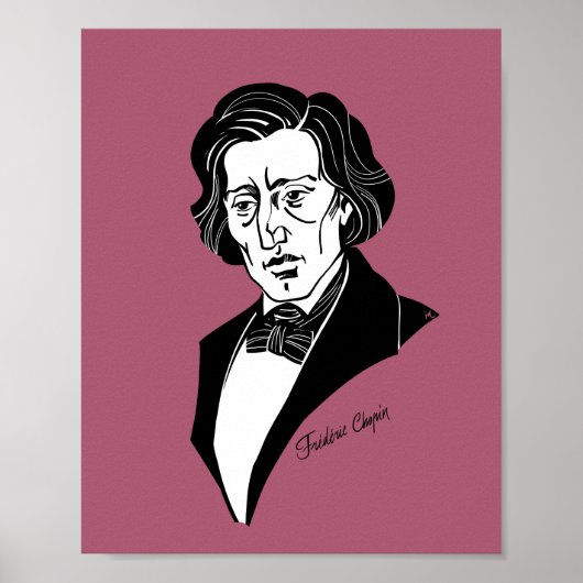 Frederic Chopin Poster (Voorkant)
