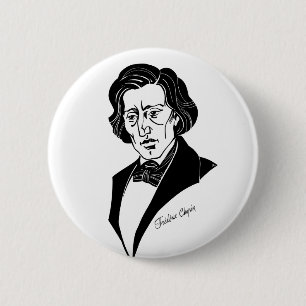 Frederic Chopin Ronde Button 5,7 Cm